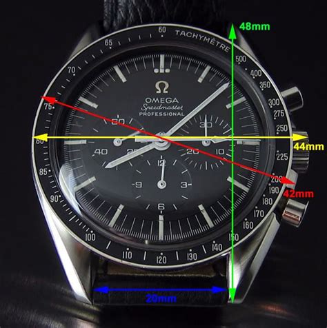 omega speedmaster dimensions|omega speedmaster thickness.